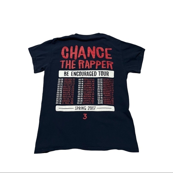 Chance The Rapper Be Encouraged Tour Tee Size Small - Picture 2 of 5